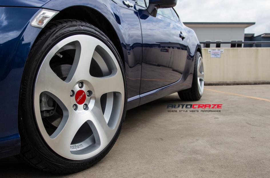 TOYOTA 86 TMB SILVER MACHINED FACE